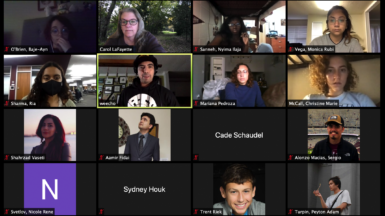 Screenshot of LaFayette team Zoom Meeting